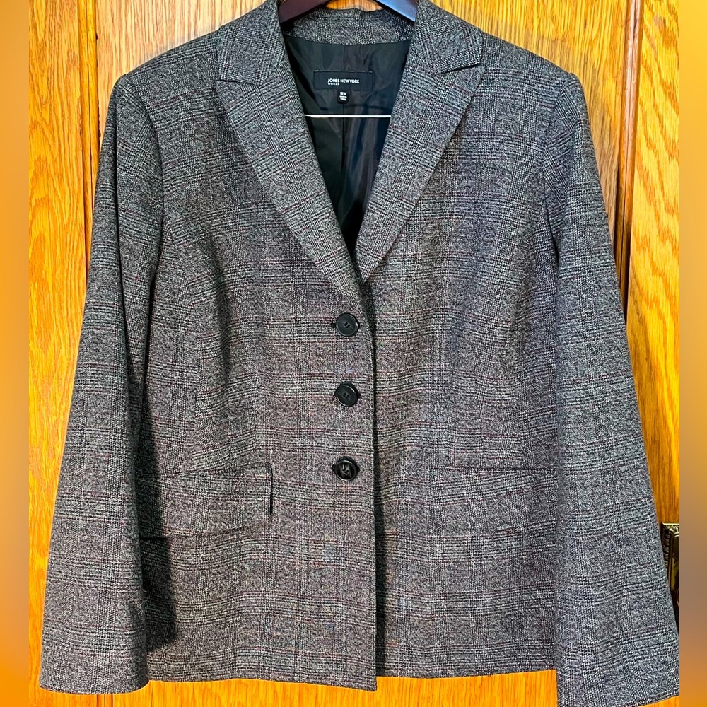 16W, Jones New York, Tweed Blazer